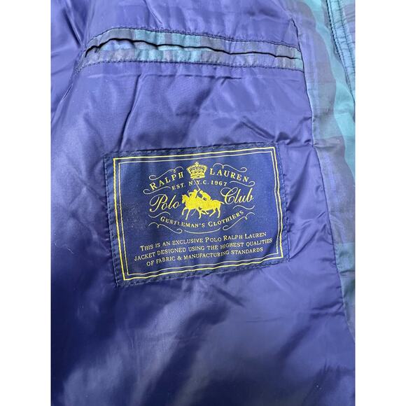 Ralph Lauren Polo Men's L Quilted Filled Blackwatch Plaid Vest Jacket Rare-NEW - Picture 11 of 14
